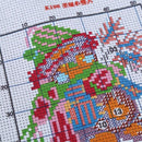 1 set Printed Christmas snowman 11 CT DIY needle and thread Cross Stitch we N8T4