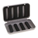 2PCS Portable Fly Fishing Tackle Boxes Baits Storage Cases With Foam Pads