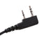 1.5m Earpiece Mic Dual PTT Earphone Headset For  BF UV-82 82L UV-89
