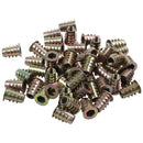 M6x15mm screw to interface nuts Insert threaded nuts 50pcs for furniture Y9J4
