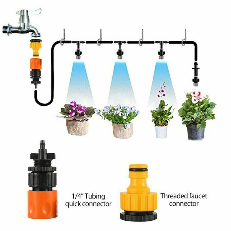 15 M Nursery Garden Mist Sprinkler Kit Cooling System Water DIY Humidification