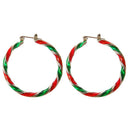 Fashion Alloy Geometric Circle Statement Hoop Earrings Party Jewelry Intriguing
