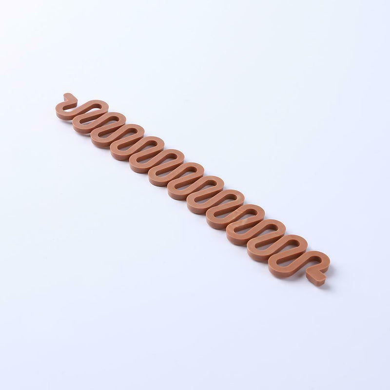 Plastic Hair Braiding Tool Hair Twist Braider Magic DIY Accessories (Brown)