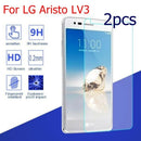 2pc HD Tempered Glass Film Screen Protector For LG Aristo LV3 Mobile Phone film