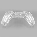 Hard Clear PC Case for DualSense Controller Cover Shell with Thumb Grips