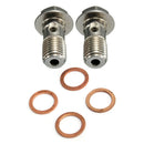 2 Pcs Motorcycle Stainless Brake Banjo screw M10 x 1.25mm X9K1
