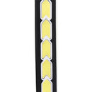 2Pcs 12V 20W Waterproof LED Daytime Running Light DRL COB Strip Lamp Fog Car@Z