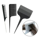 3pcs Sectioning Highlight Comb Hair Salon Dye Comb Hair Styling Tools