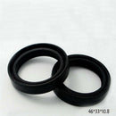 2pcs 33x46x10.8 MM Rubber Fork Oil Seal For Motorcycle Front Shock Absorber