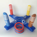 Outdoor Games For Family - Ring Toss Yard Games For Kids & Adults Blue