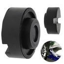 Rubber Slotted Floor Black Jack Pad Frame Rail Adapter For Pinch Weld Side Pad