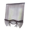 Solid Gray Roman Curtains Sheer Window Shade Blinds (Rod Pocket 120x155cm)