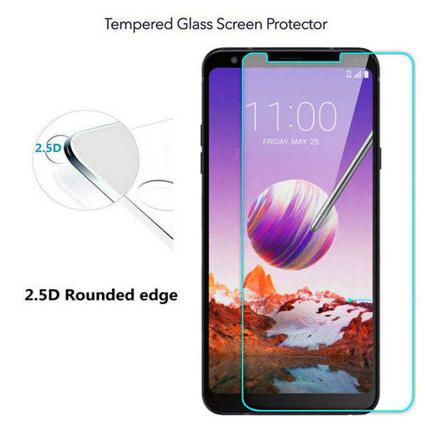 Authentic 2.5D 9H Bubble-Free Tempered Glass Screen Protector Film f. LG Stylo 4