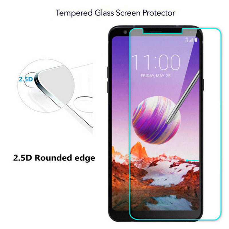 Authentic 2.5D 9H Bubble-Free Tempered Glass Screen Protector Film f. LG Stylo 4