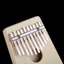 New 10 Key Kalimba Mbira Likembe Sanza Thumb Piano Pine Light Yellow
