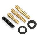 4.7inches Universal Car Antenna Carbon Fiber Radio FM Antena Black Kit+Screw M&E