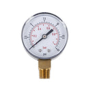 Low pressure gauge for fuel air oil gas water 50mm 0-15 PSI 0-1 bar 1/4 B ME