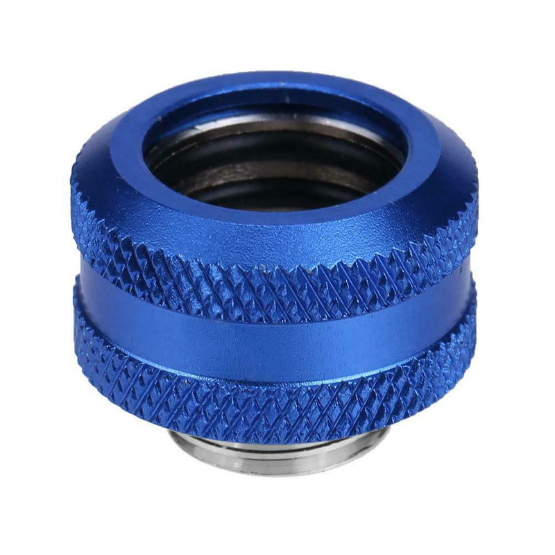G1/4 Thread Rigid Tube 14mm Hard Tube Extender for PC Water Cooling(Blue)
