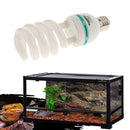 220V Reptile Basking Lamp UVB Halogen Bulb Calcium Light E27 Screw 26W