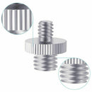 5 Pieces 1/4 inch Male to 3/8 inch Male Metal Threaded Screw Adapter Tripod H5W2