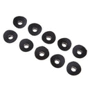10Pcs Air Valve Stem Mud Guards Tire Tube Silicone for Kawasaki - Black