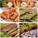 Barbecue Skewers, 100 PCS Stainless Steel Barbecue Skewer BBQ Needle Sticks T5Q3