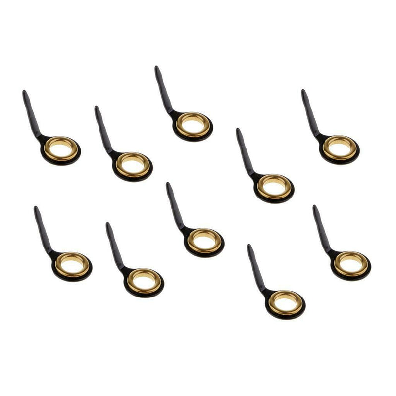 40pcs Stainless Steel Fishing Rod Guides Tips Top for Rod Building Repair