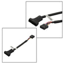 5X USB 3.0 Motherboard Male Header 20 pin to 9 pin Female USB 2.0 Cable DHJ
