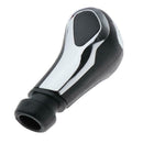 Car 5  Gear Shift Knob Lever Chrome Cap Fit for Peugeot 307 308 Black
