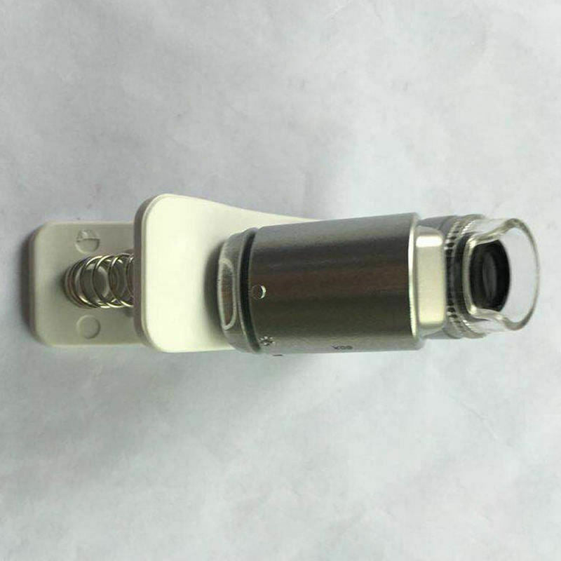 Universal Optical 60X Zoom LED Camera Microscope Magnifier Lens For Cell Phone