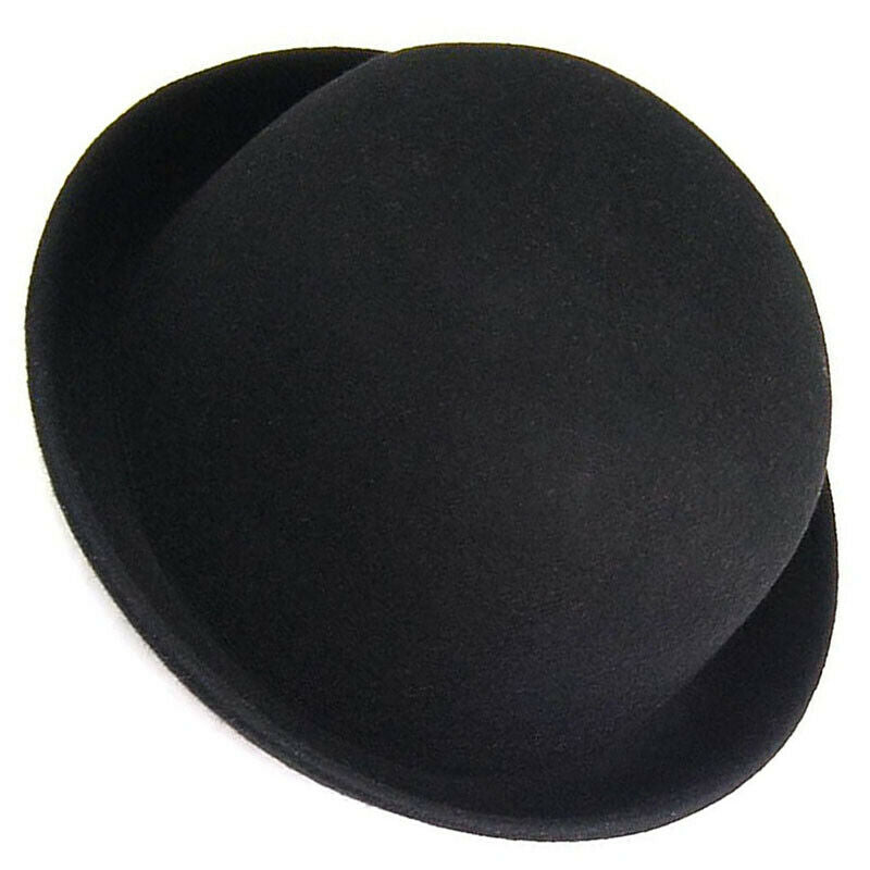 1Piece Melon Bowler Hat Hat Bowler Hat Bowler Hat Felt Hat Chaplin Hat RidinF8E1