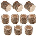 10 x Tree Branch Wooden Candle Holder Tea Light Candlestick for Home Party Decor