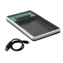 Black USB 3.0 to Micro SATA 1.8" HDD SSD Aluminum Enclosure for Mobile Hard Disk