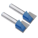 2 Pieces-Professional CNC Router Bit Mill