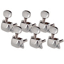 6pcs 6R Semiclosed Guitar Tuning Pegs Tuners for Acoustic Electric Guitar