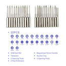 32X Watchmaker Watch Repair Tools Set Back Case Opener Remover Spring Pin w/ Box