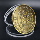 Tarot Metal Commemorative Chips Chips Press Card Poker Accessories