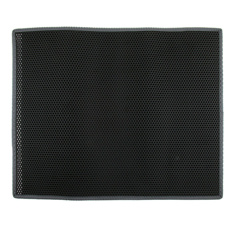 Cat Anti-Tracking Litter Mat Pad Cat Feeding Mat Floor Protection Gray