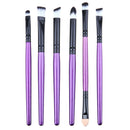 6pcs/set Dual-end Eyes Makeup Brushes Eyebrows Eyelash Eye Liner Cosmetics A