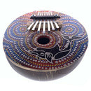 7 Keys Kalimba Coconut Shell Painted Thumb Piano Wood Musical Instrument