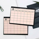 Monthly Paper Pad 30 Sheets 15.3*11.1cm DIY Monthly Planner Notebook Craft S6A4