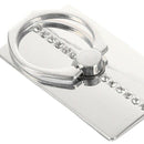 360 Rotation Finger Grip Ring Holder Stand for Universal Mobile Phone silve