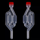 2PCS Reusable  Valve Plastic Air Lock Water Seal Home Winemaking Exhaust VSEAU