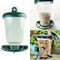 3-pack Outdoor Window Bird Feeder Food Dispenser Auto Feeding for Wild Birds