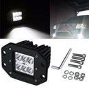 18W 6000k LED Spot Work Light Bar Offroad Fog Driving Lamp Truck Light BaJ&M