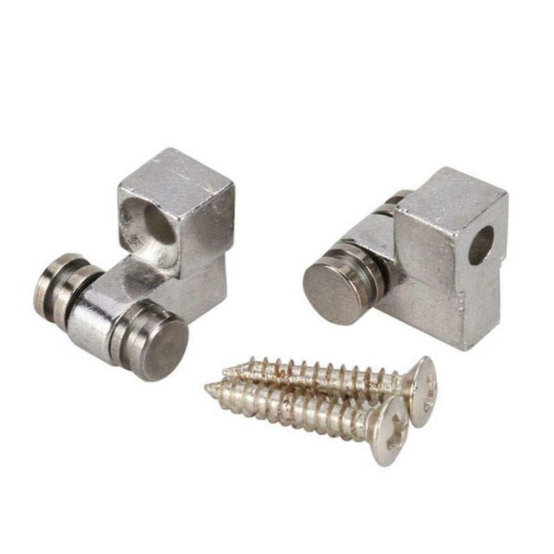 1 Set Of 2 Pieces Of Guitar Chrome ROLLER String Retainer Trees