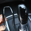 New!! Carbon Fiber Style Abs Plastic Gear Shift Head Cover Trim For Alfa Ro