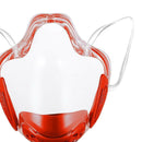 4pcs Clear Face Shield Washable Durable Plastic Protective Mouth Cover