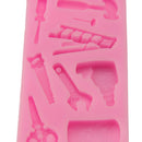 Silicone DIY Novelty Electrician Hardware Tools Fondant Cake Molds Cupcake