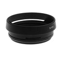 2 in 1 Metal Lens Hood & Adapter Ring for Fuji Finepix X100 X100S X100T X70